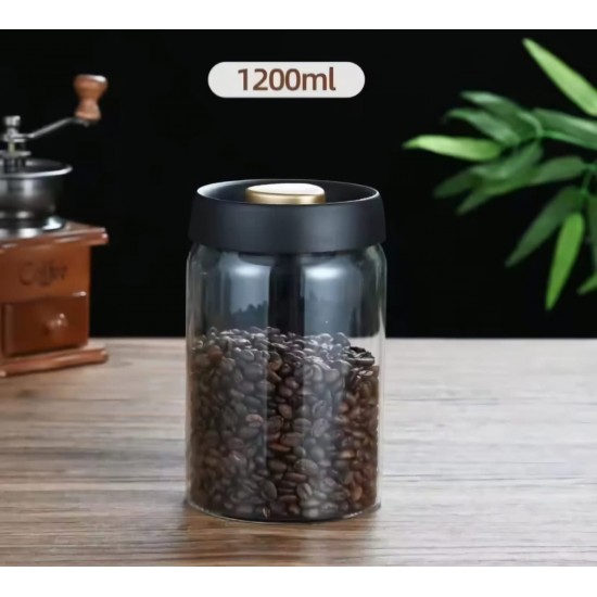 Recipient din Sticlă Vidat Pentru Boabe De Cafea