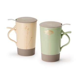 Cană pentru ceai cu infuzor și capac Nava