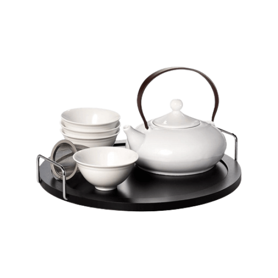 Set ceai 7 piese portelan