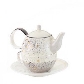 Set ceainic cu ceasca portelan SAO