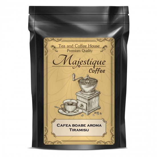 Cafea boabe cu aroma de Tiramisu