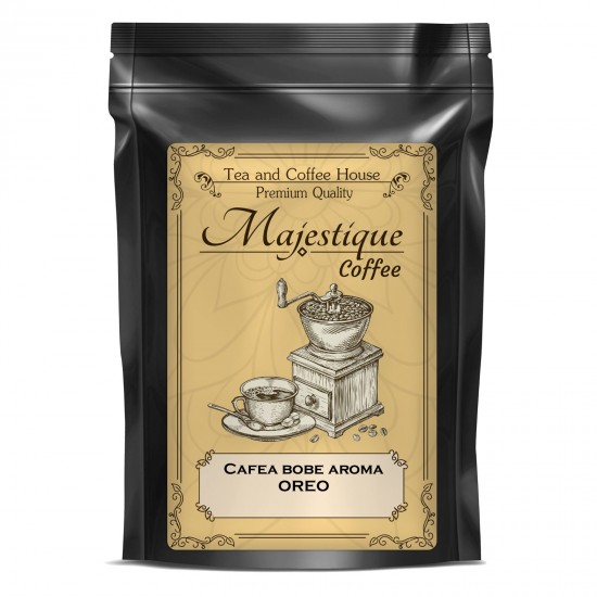 Cafea boabe cu aroma de Oreo