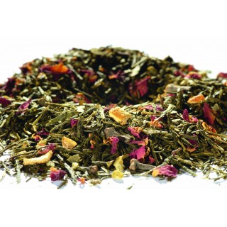 Ceai verde Sencha cu Portocala si Scortisoara