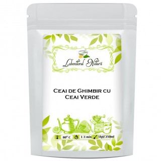 Ceai verde cu mar copt