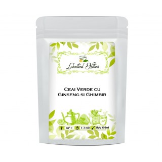 Ceai verde cu ginseng si ghimbir