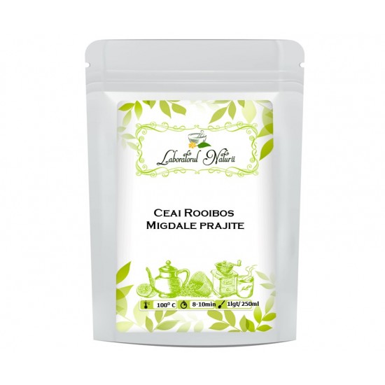 Ceai rooibos cu migdale prajite